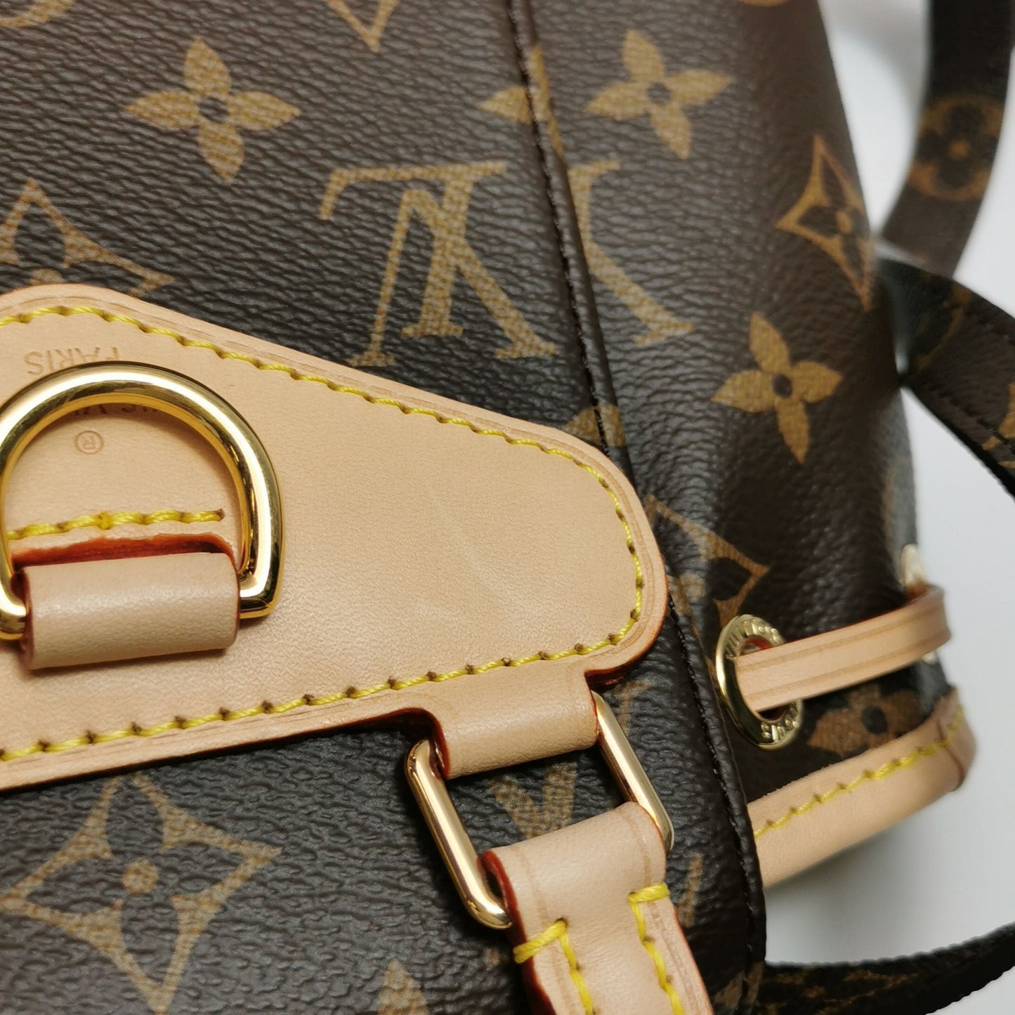 Preloved Louis Vuitton Montsouris Mini Monogram Backpack with Chip 250503781177001