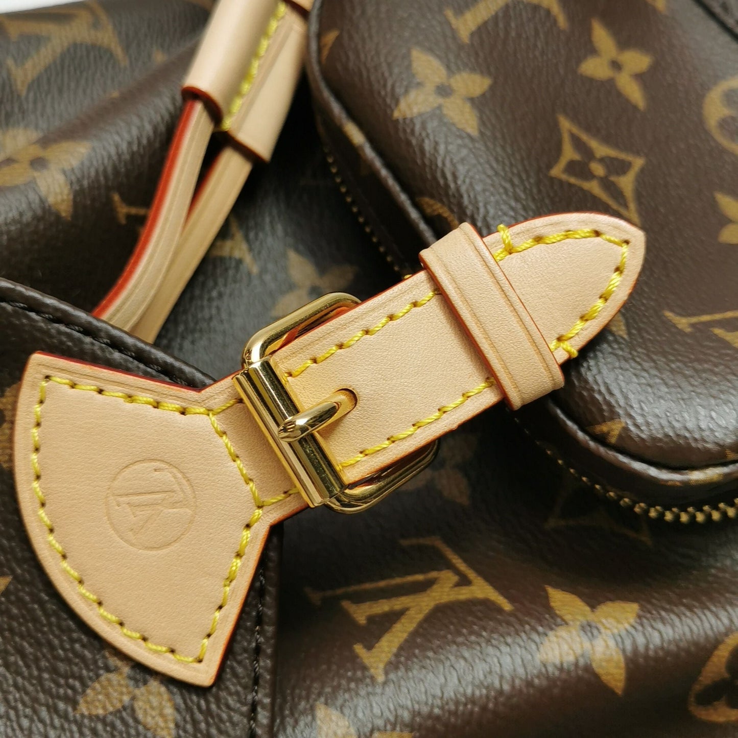 Preloved Louis Vuitton Montsouris Mini Monogram Backpack with Chip 250503781177001