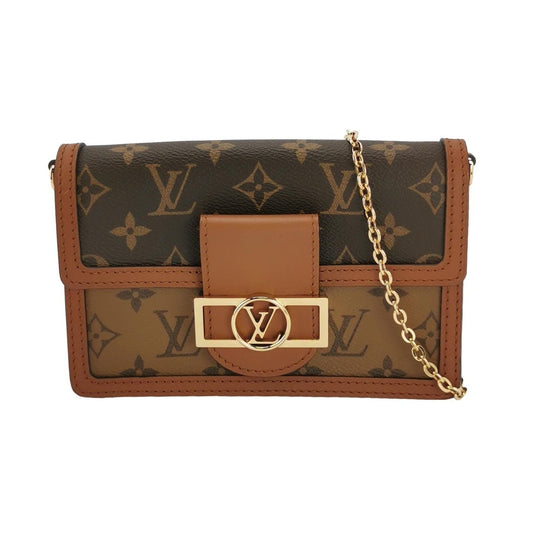 Preloved Louis Vuitton Dauphine Mini Monogram Empreinte Leather Crossbody Bag with Chip 250504781177387