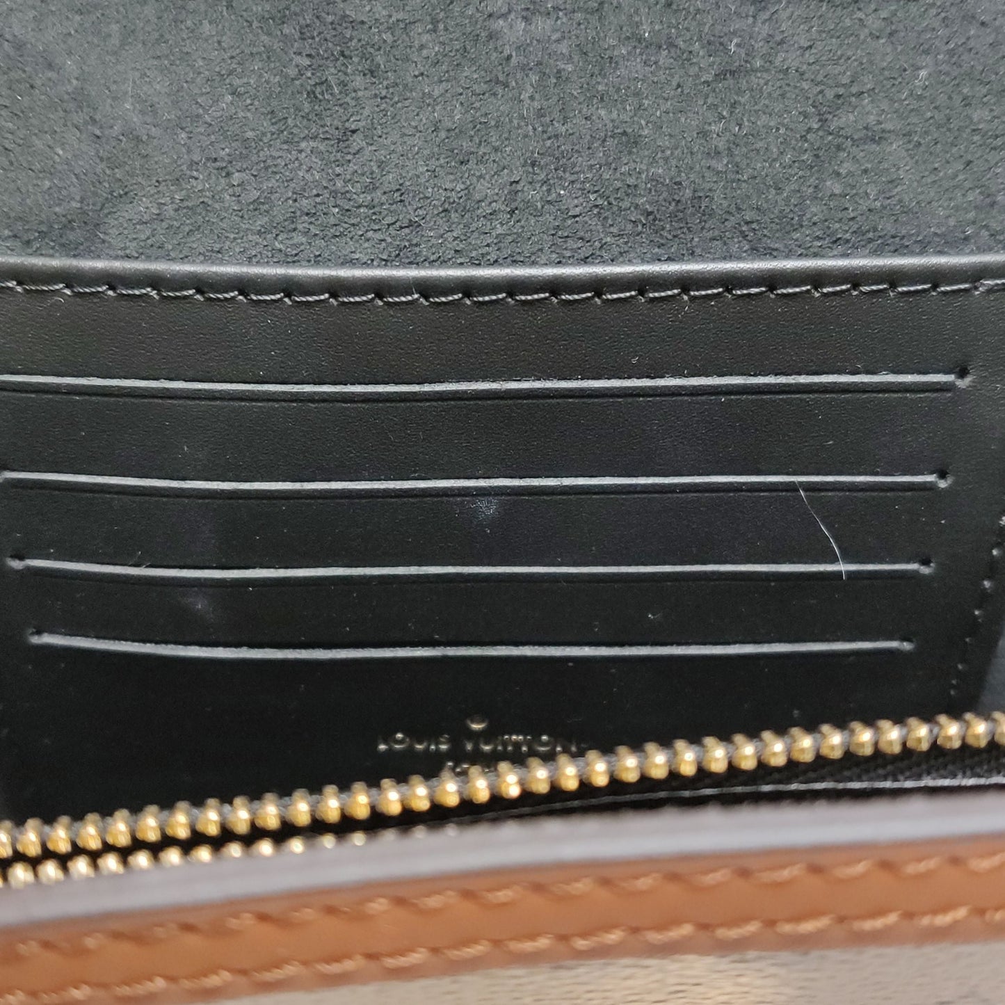 Preloved Louis Vuitton Dauphine Mini Monogram Empreinte Leather Crossbody Bag with Chip 250504781177387