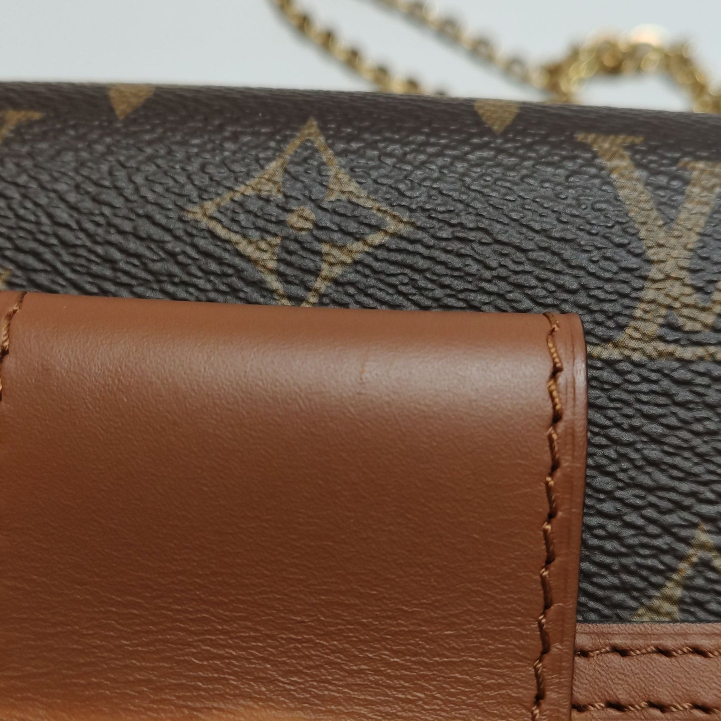 Preloved Louis Vuitton Dauphine Mini Monogram Empreinte Leather Crossbody Bag with Chip 250504781177387