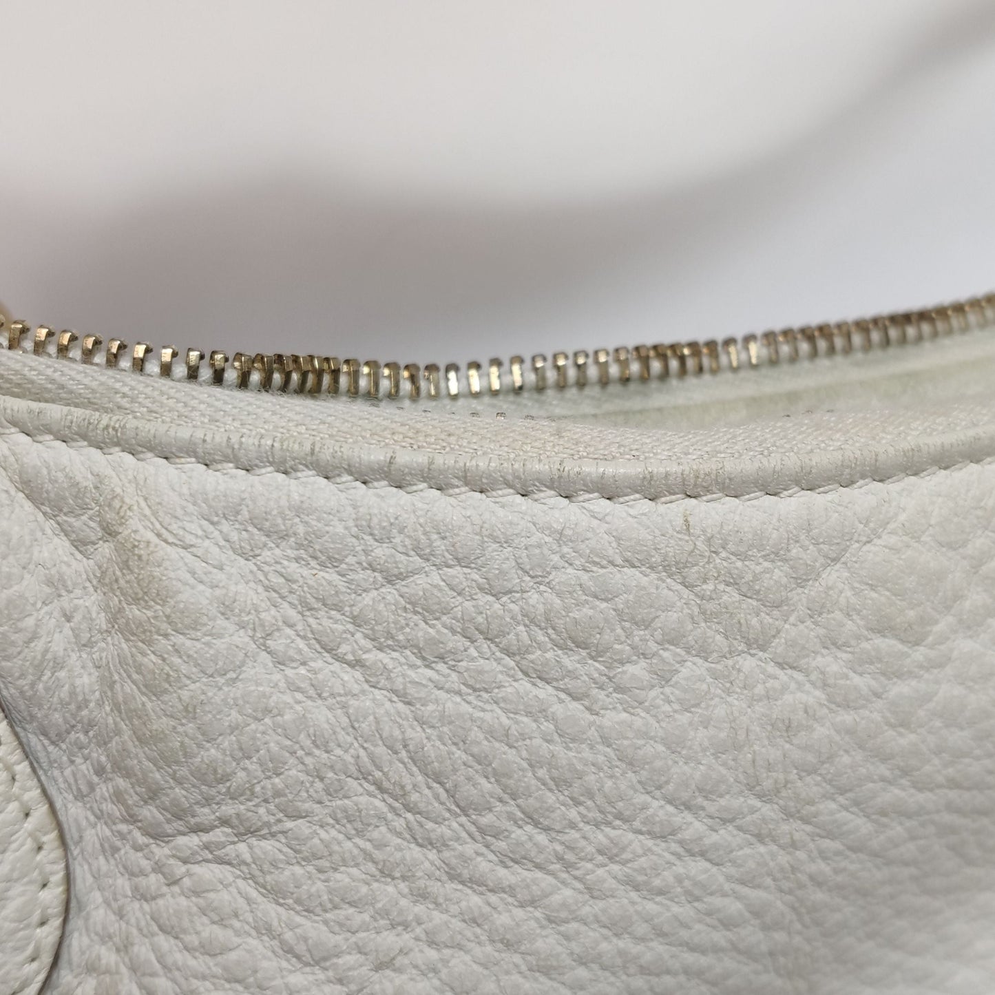 Gucci Leather and Canvas Striped Shoulder Bag