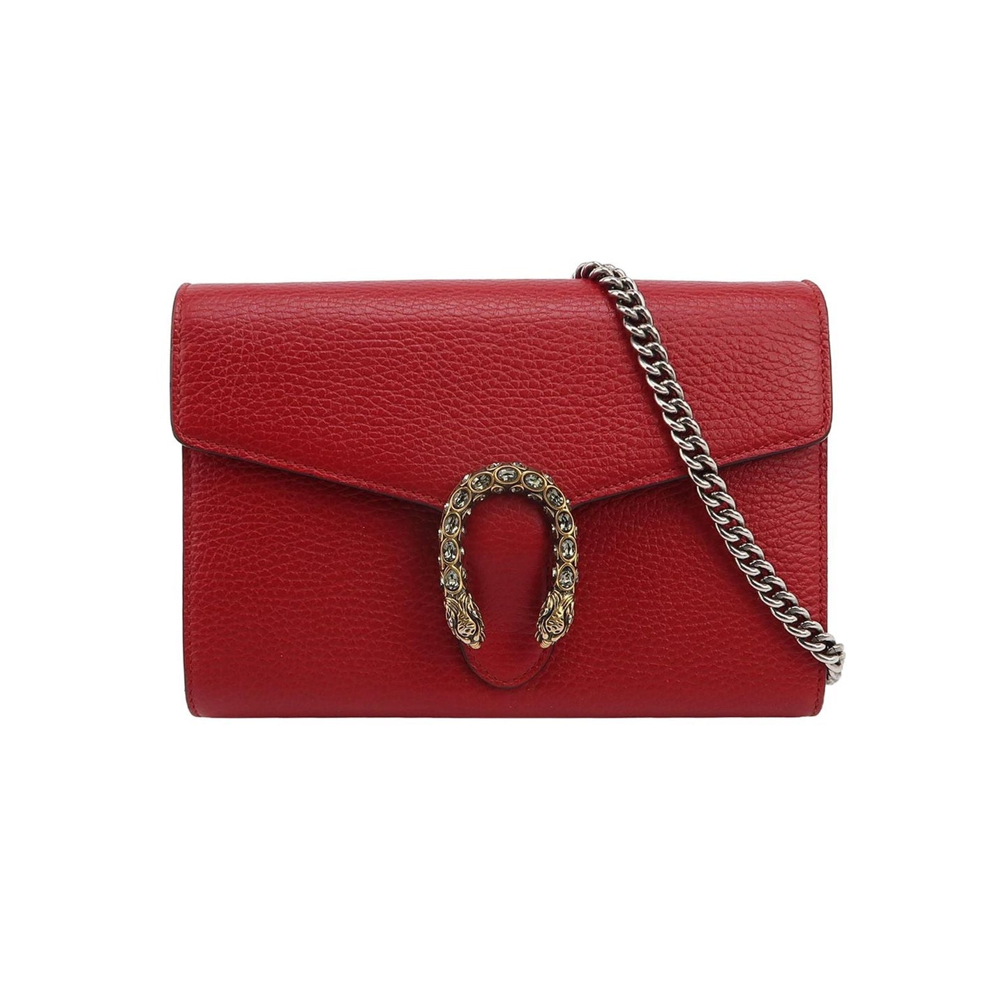Gucci Dionysus Mini Bag in Leather with Double Tiger Head Buckle