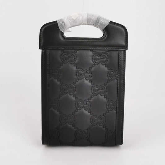 Gucci GG Matelassé Mini Leather Monogram GG Shoulder Bag