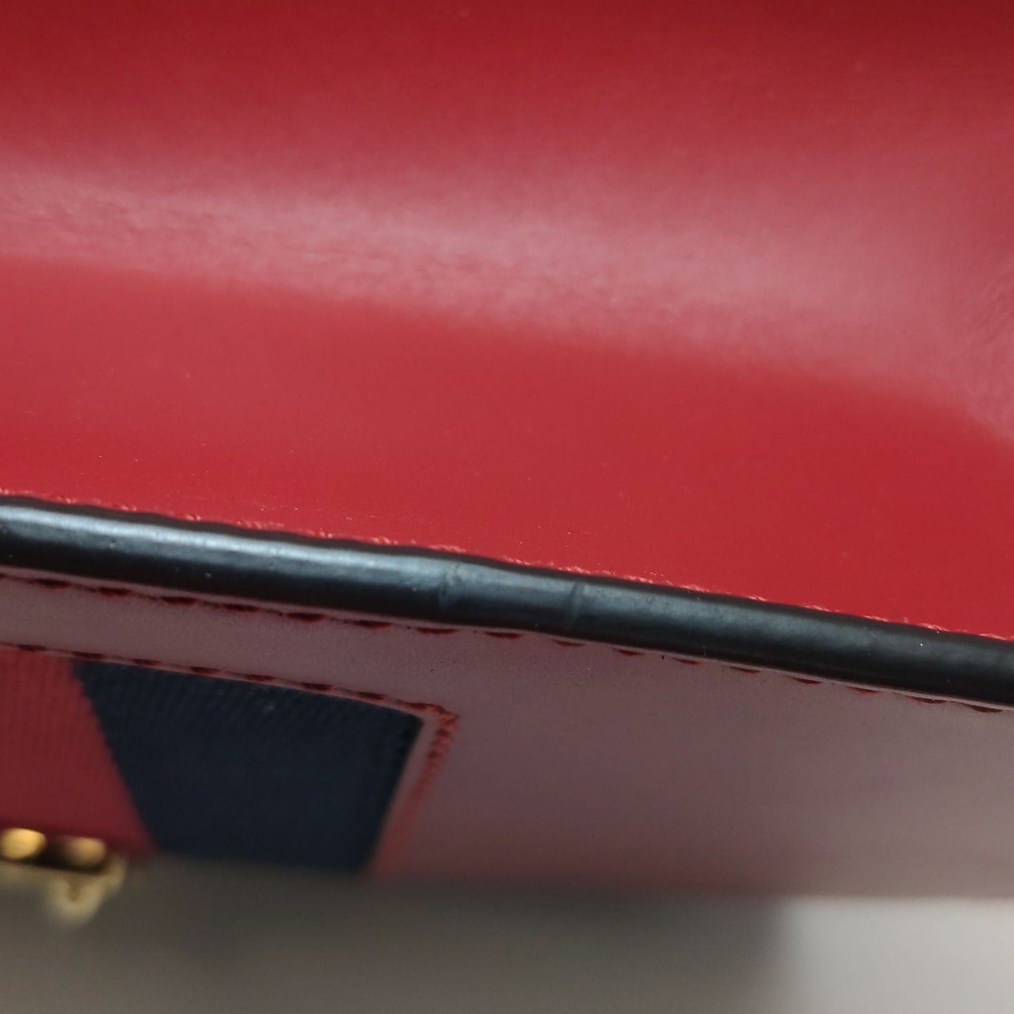 Gucci Sylvie Small Leather and Canvas Shoulder Bag