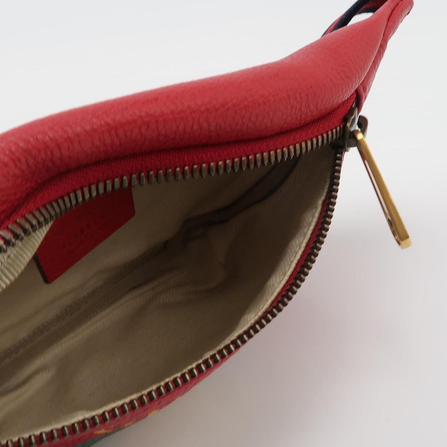 Gucci Print Leather Logo Waist Bag Chest Bag