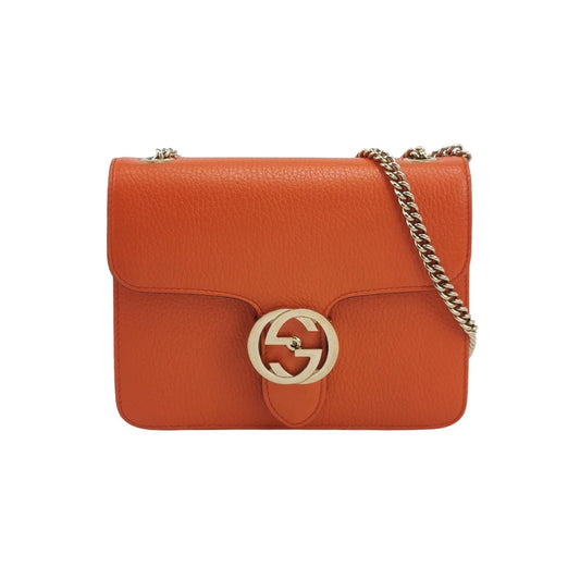 Gucci Interlocking G Leather Shoulder Bag