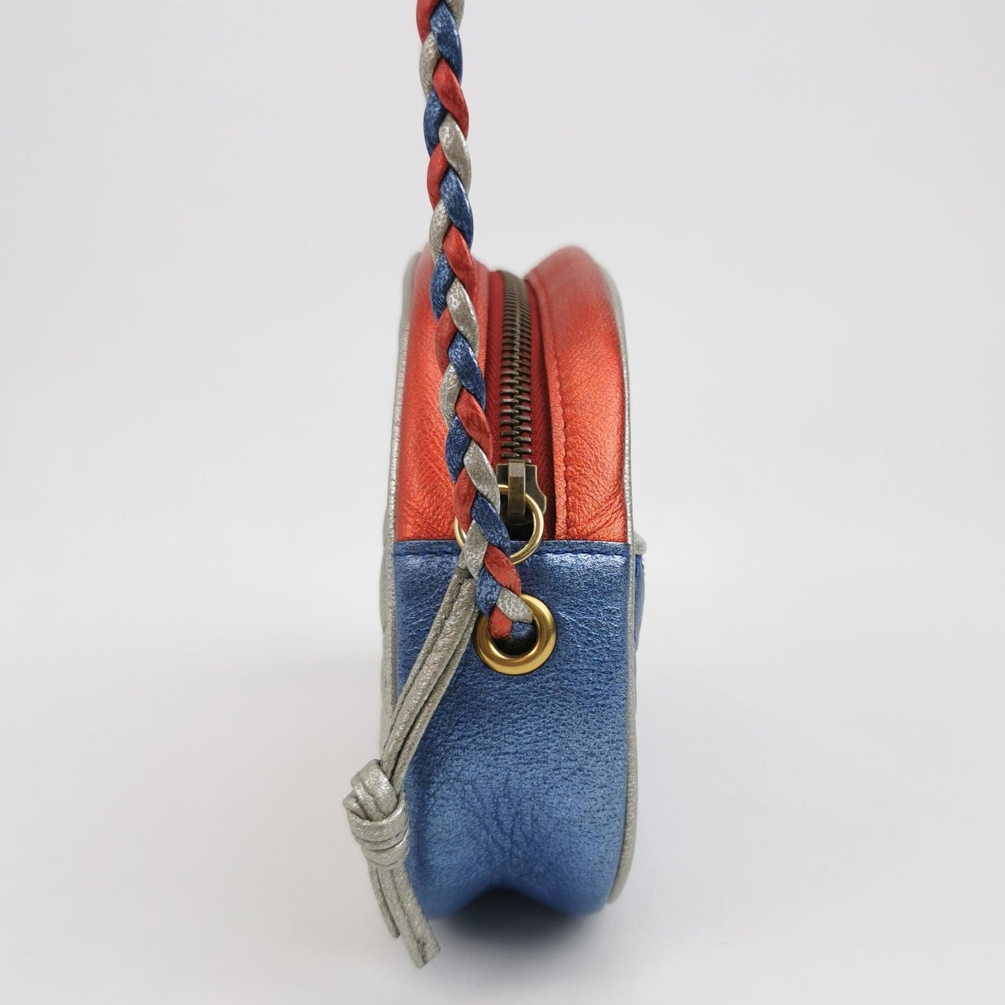 Gucci Zumi Leather Shoulder Bag with Double G and Horsebit Detail