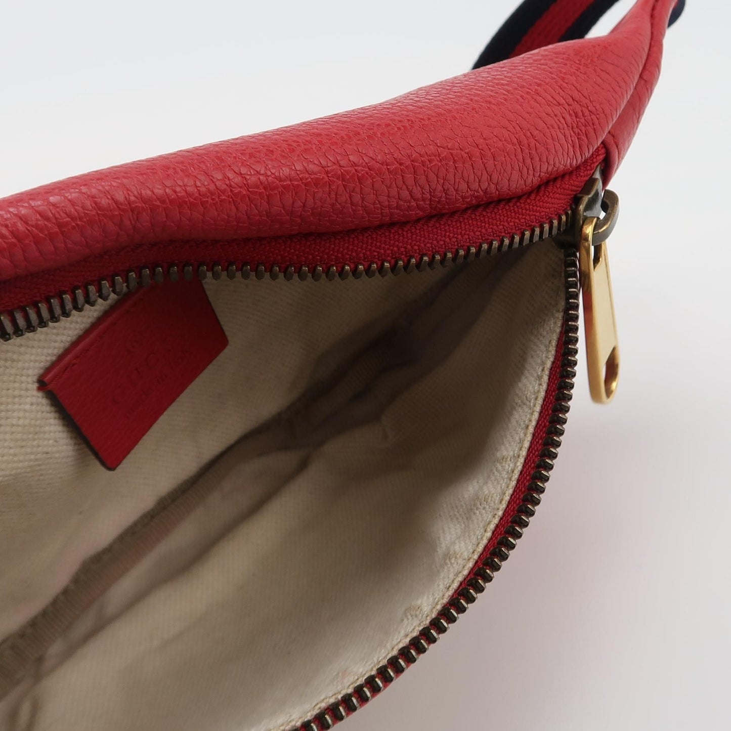 Gucci Print Leather Logo Drawstring Waist Bag Chest Bag