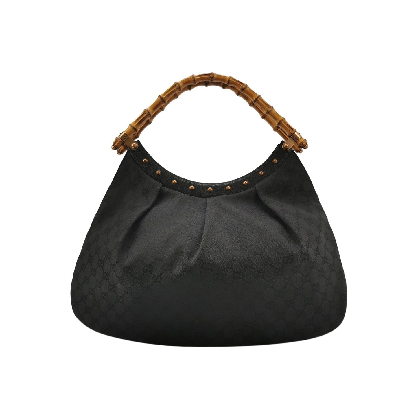 Gucci Bamboo Canvas Shoulder Bag