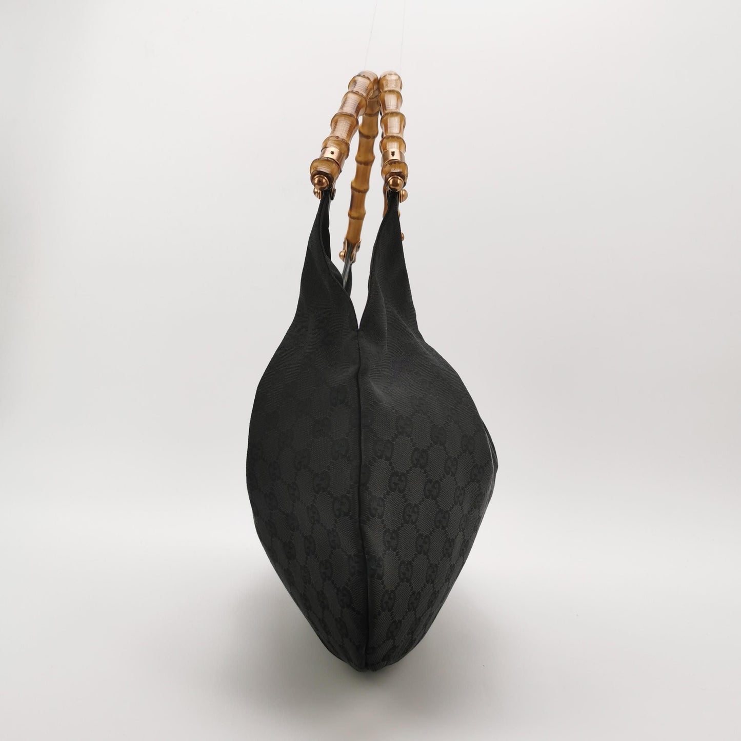 Gucci Bamboo Canvas Shoulder Bag