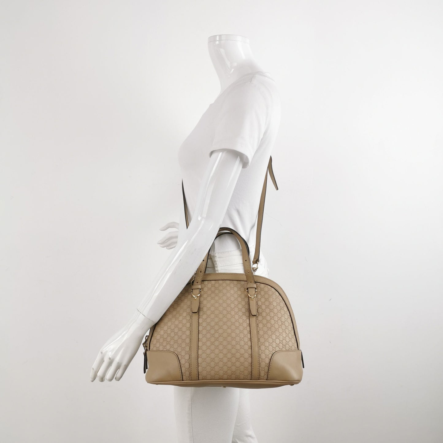 Gucci GG Canvas Zip Crossbody Shoulder Bag