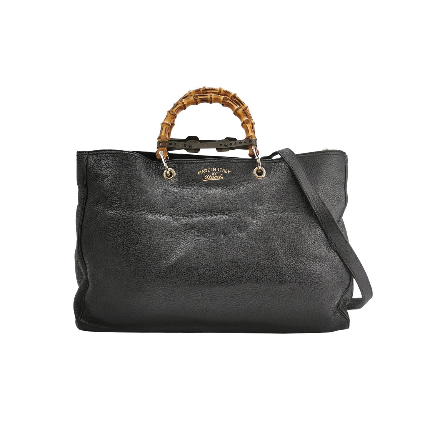 Gucci Miss Bamboo Leather Shoulder Bag