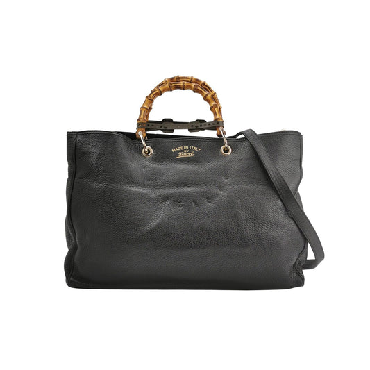 Gucci Miss Bamboo Leather Shoulder Bag