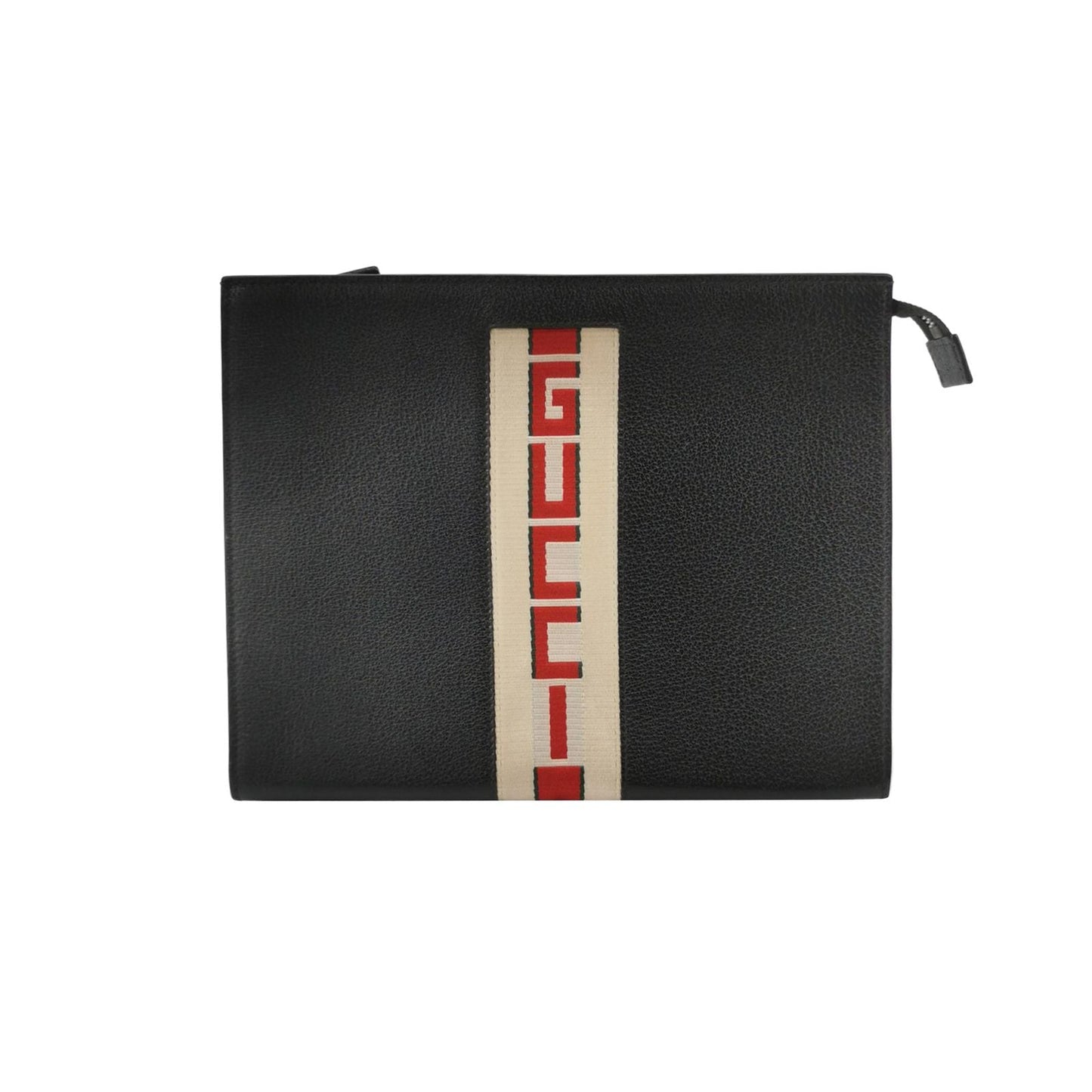 Gucci Leather Shoulder Bag with Logo