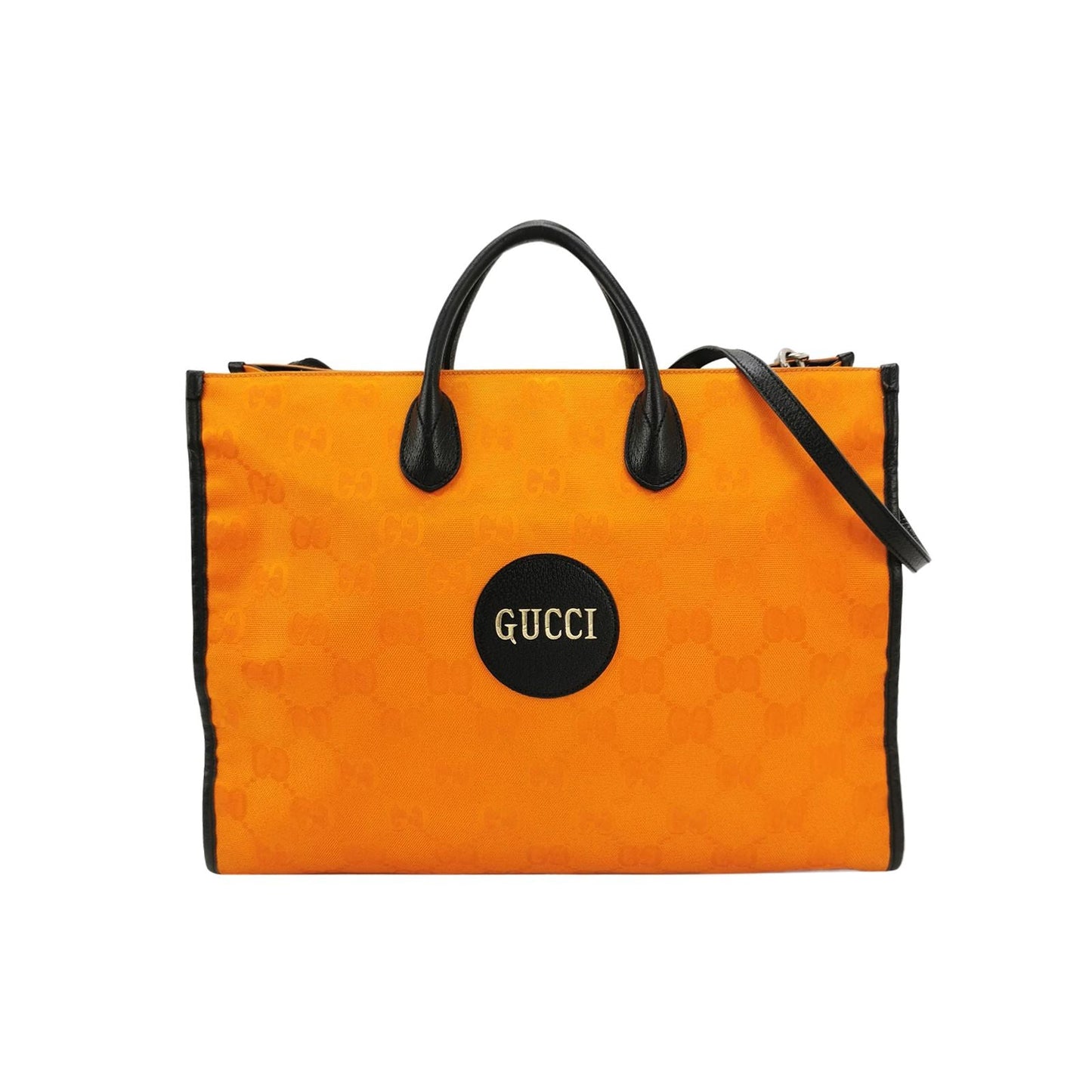 Gucci Off The Grid Leather and Nylon Shoulder Bag