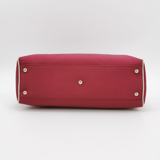 Gucci Leather and Nylon Logo Tote Bag