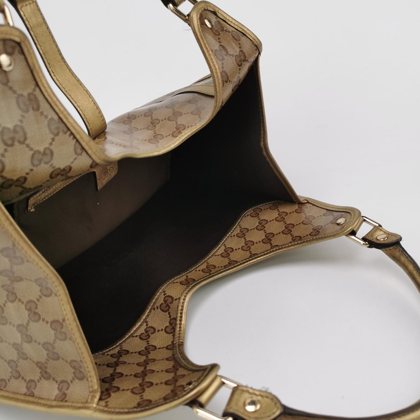 Gucci GG Coated Canvas Shoulder Bag