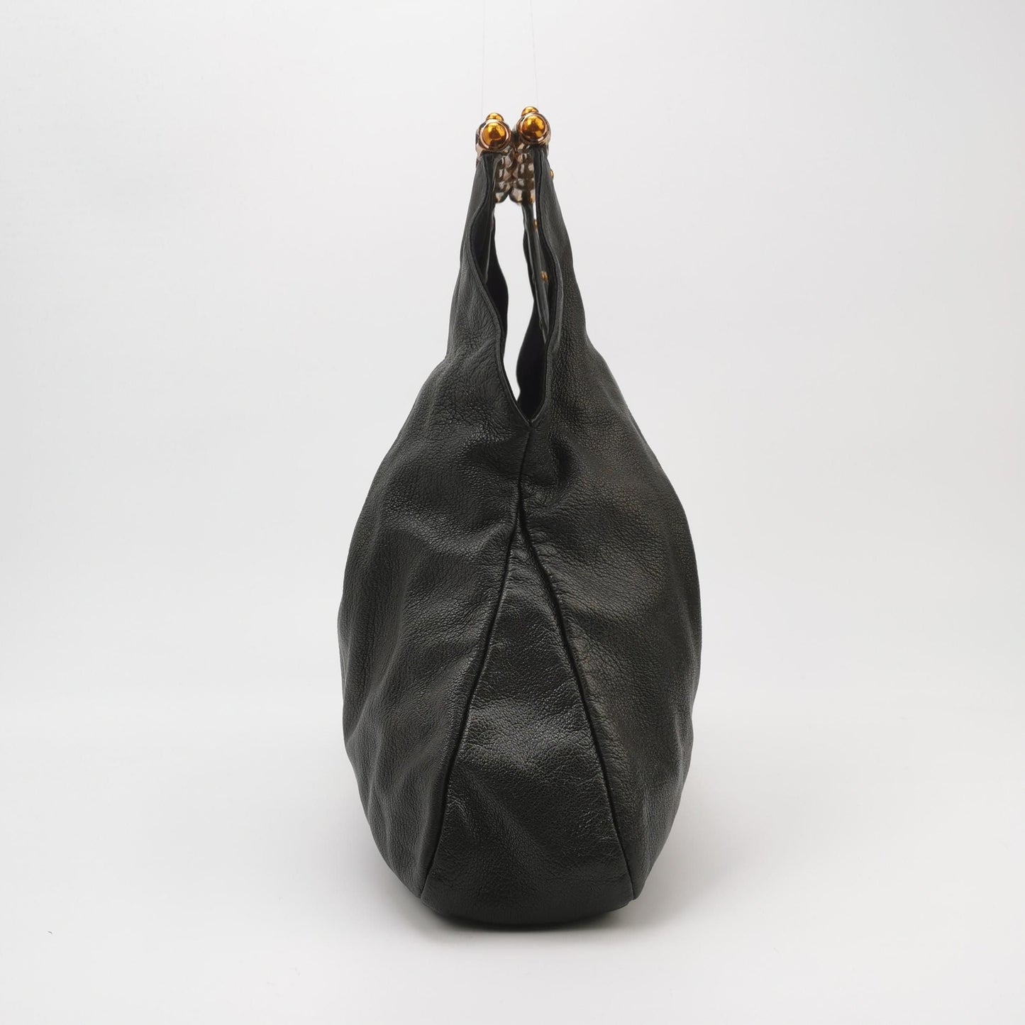 Gucci Lambskin Color Block Striped Handbag