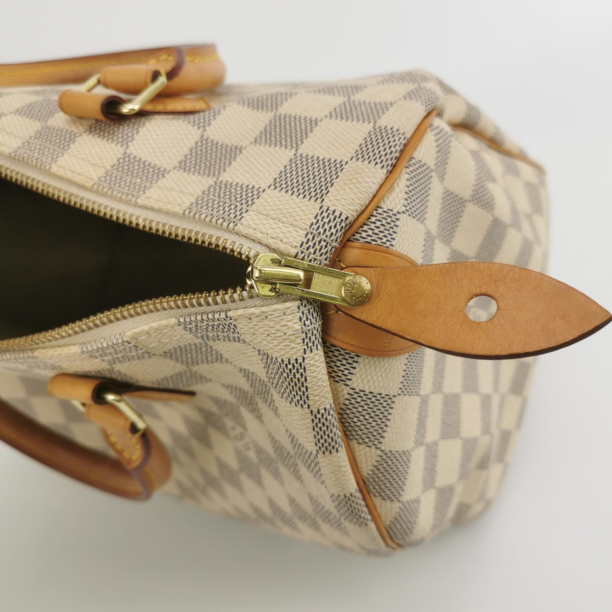 Preloved Louis Vuitton Speedy 30 Damier Canvas Boston Bag 23100478452403