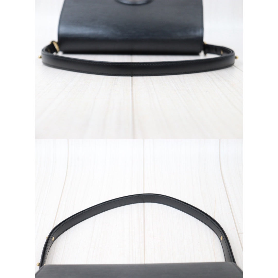 Rank AB｜ LV Epi Shoulder Bag Black｜24052321