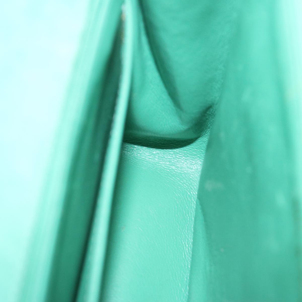 Top Quality Chanel Hand Bag Suede Green CC Auth 68731A