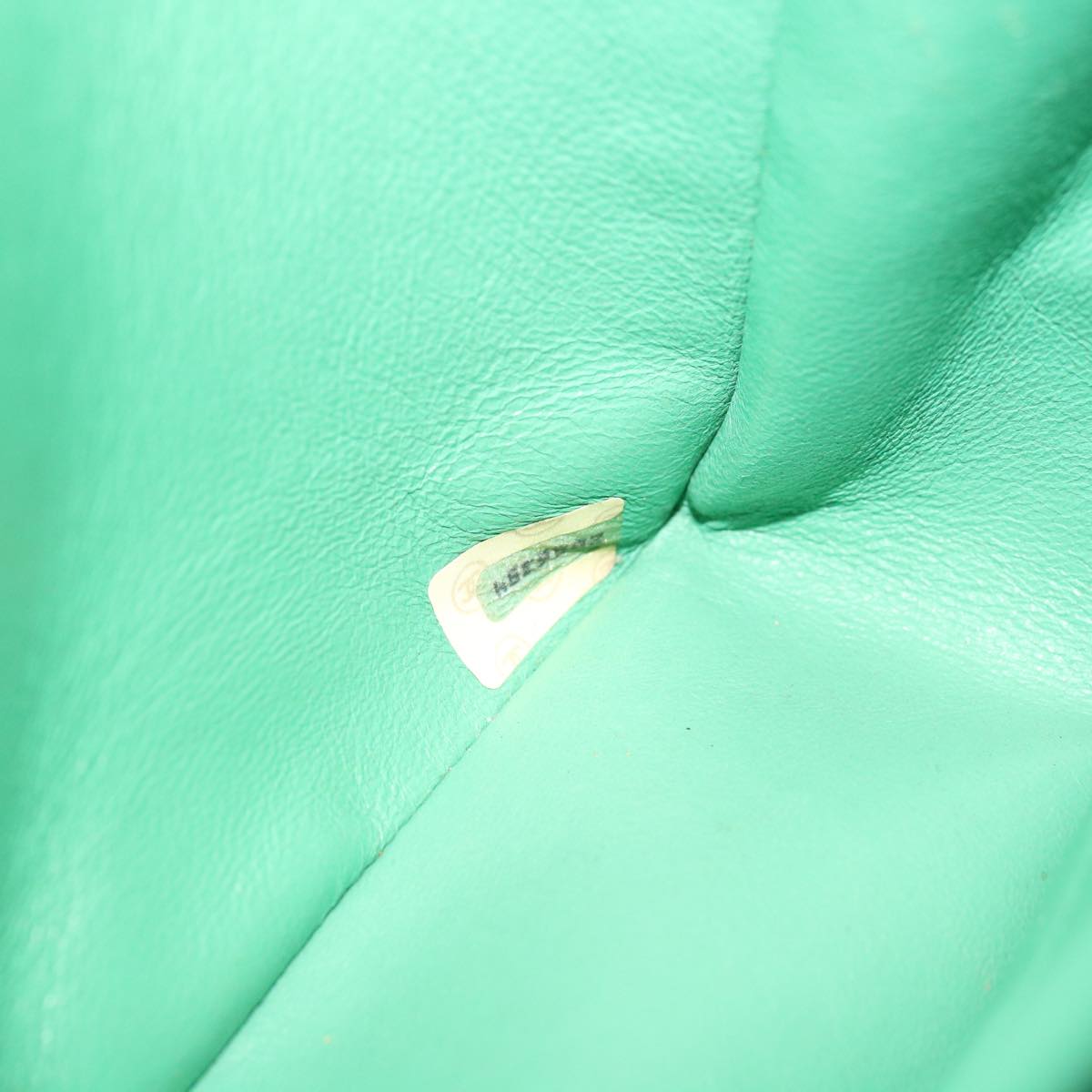 Top Quality Chanel Hand Bag Suede Green CC Auth 68731A