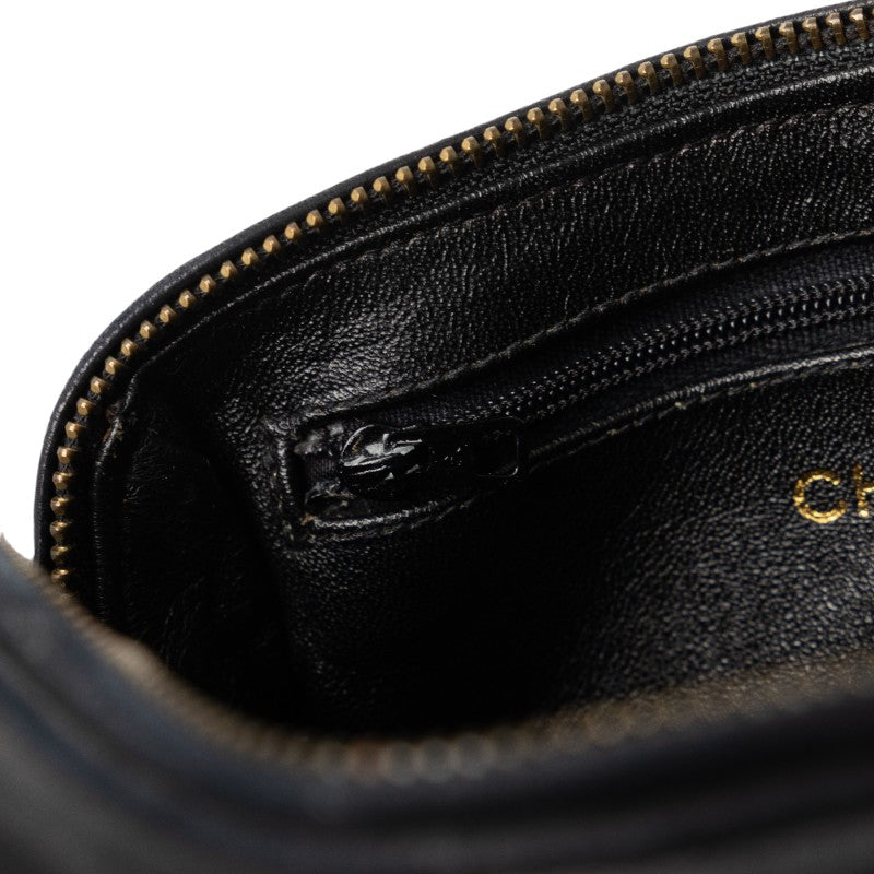 Chanel Matrases Cocomark Tassel Mini Chain houlder Bag Black   Chanel