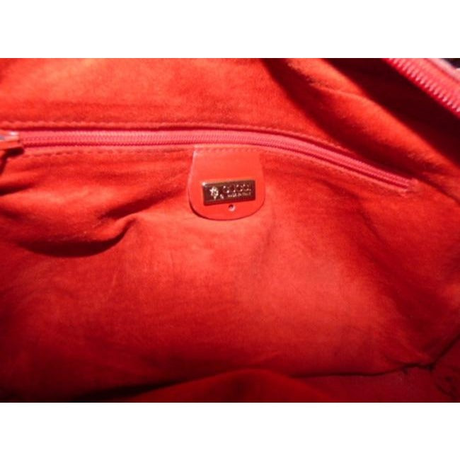 Gucci Vintage Red Leather Cross Body Bag