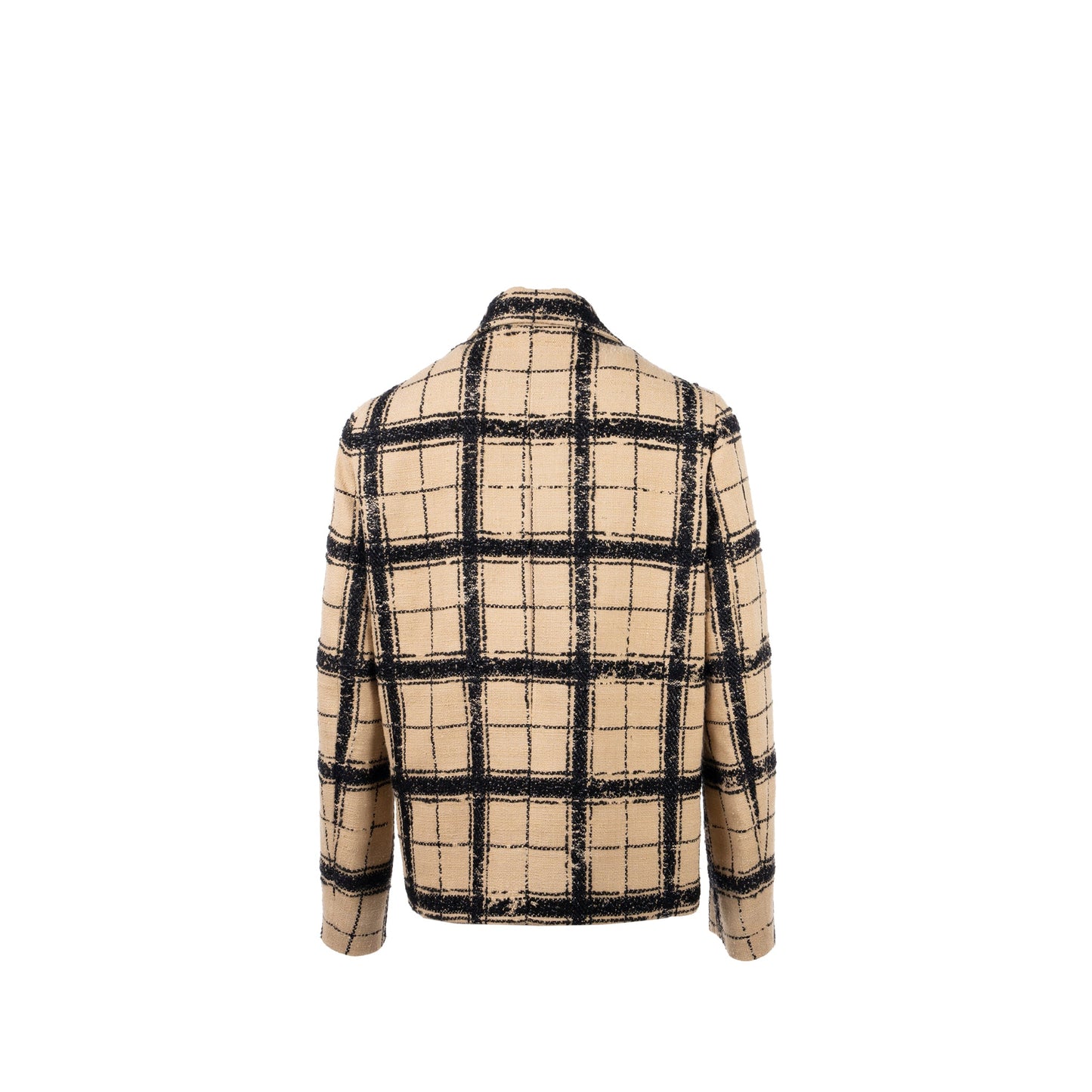 Dior size 38 Suit jacket silk/wool/cotton beige/black