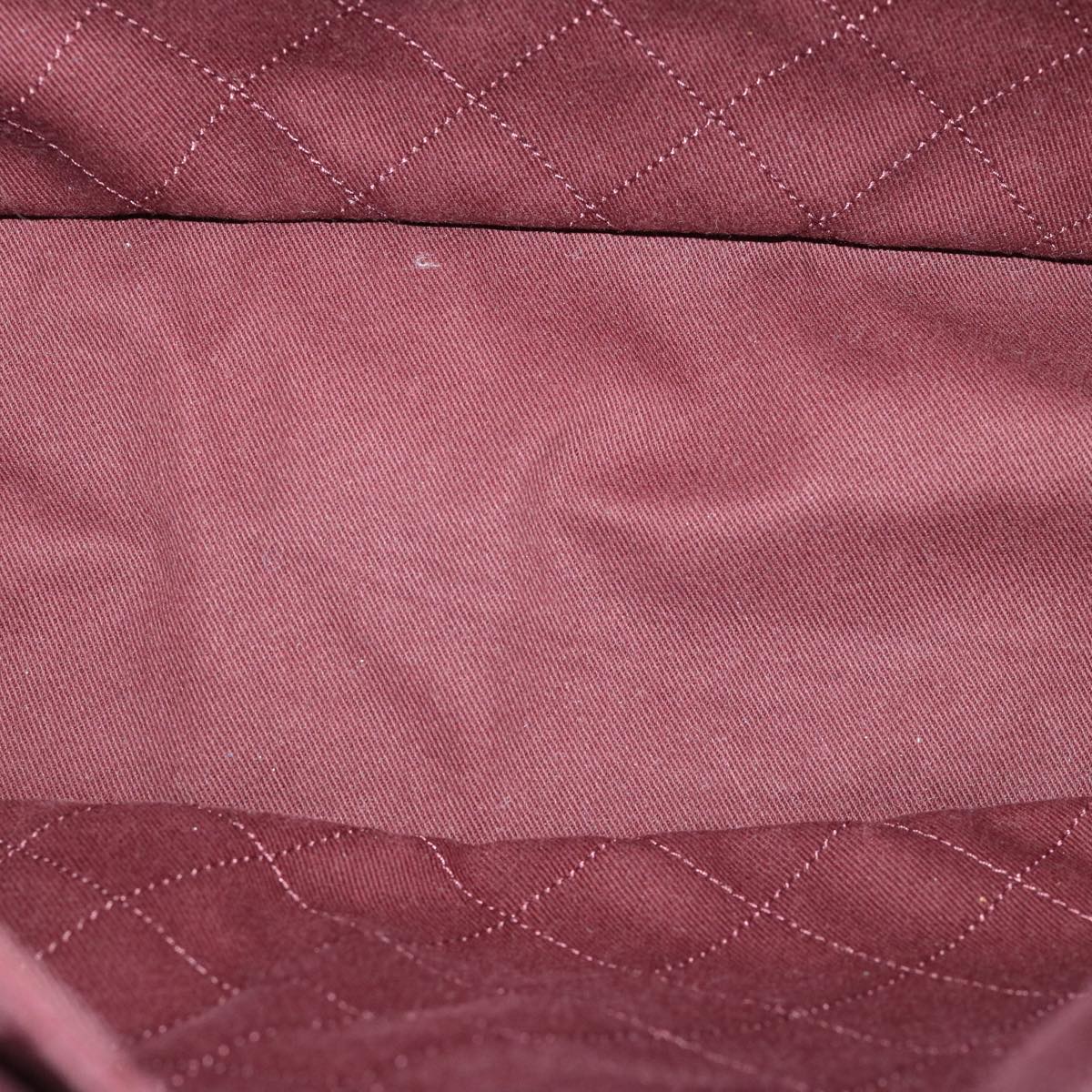 CHANEL Tote Bag Canvas White Black A92884 CC Auth 69104A