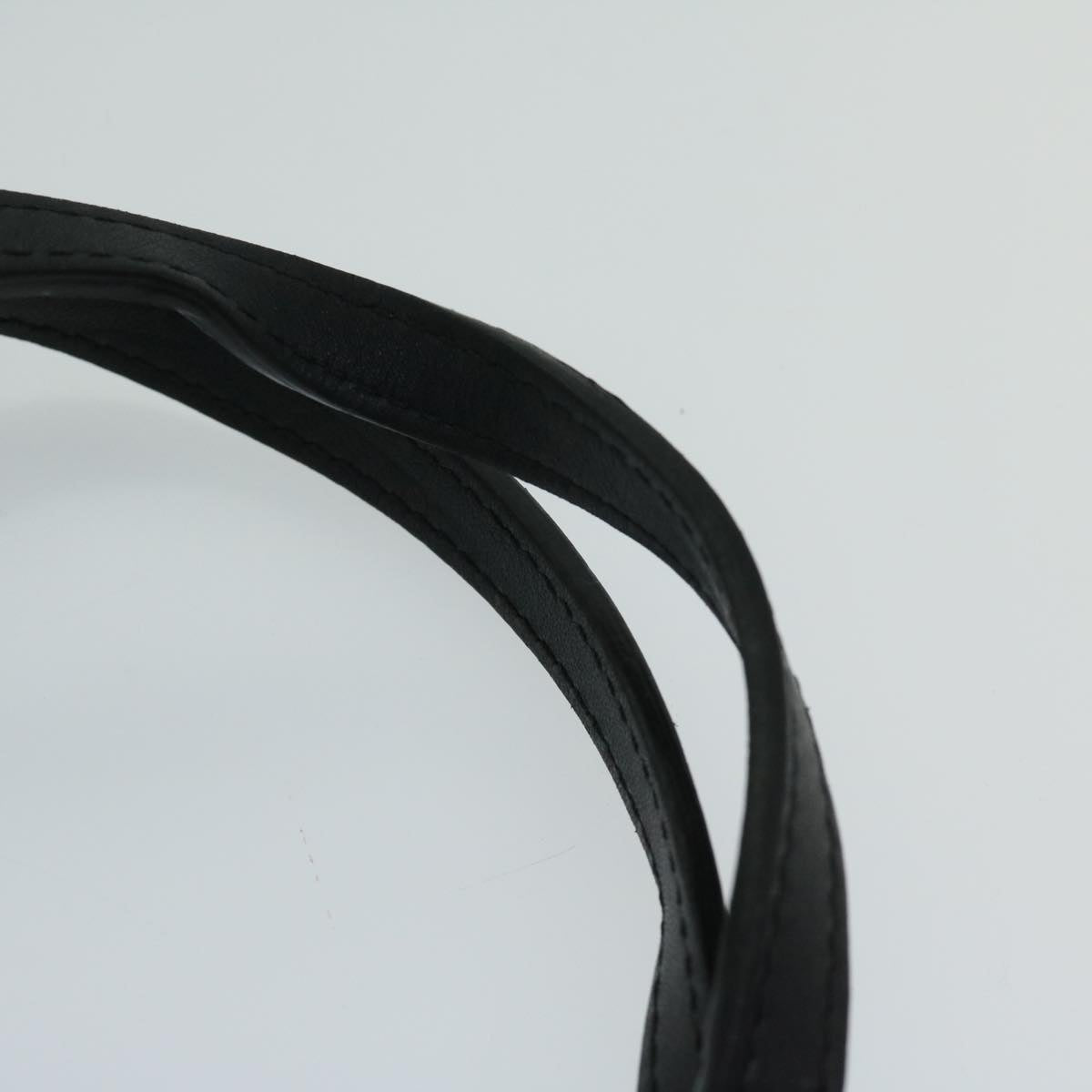 CHANEL Tote Bag Canvas White Black A92884 CC Auth 69104A