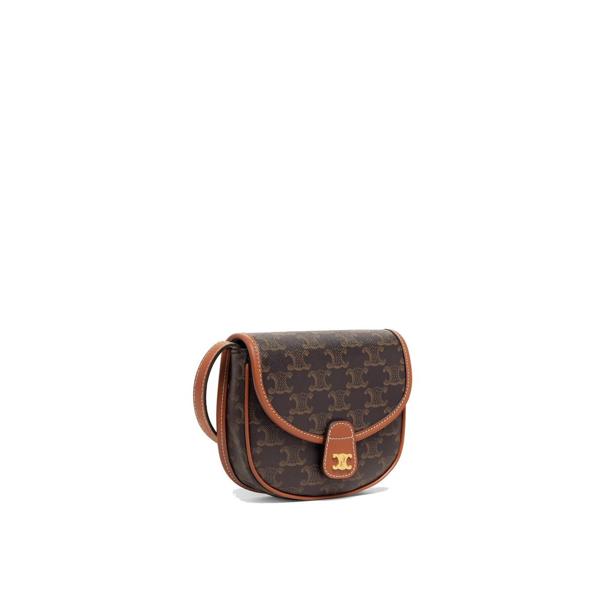Mini Besace in Triomphe Canvas and Calfskin