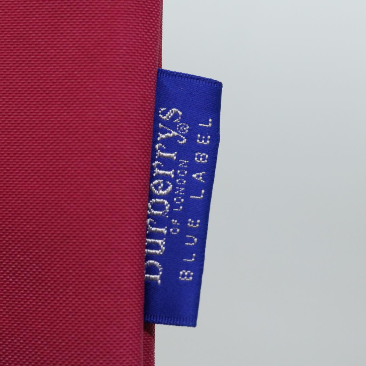 BURBERRYSs Blue Label Tote Bag Nylon Red Auth 69693