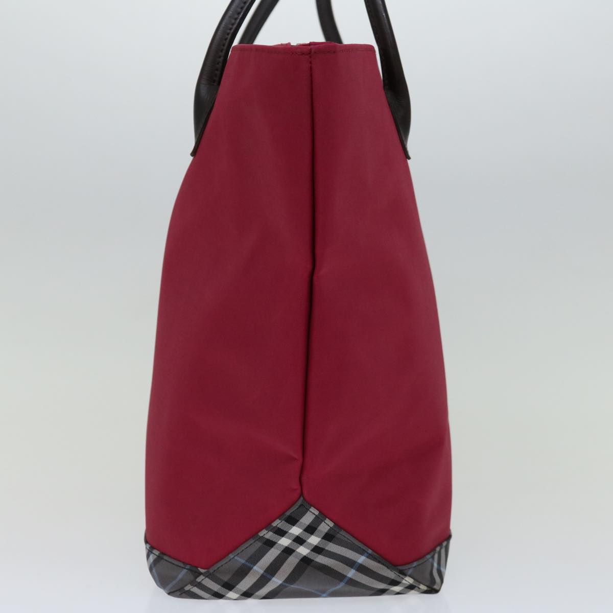 BURBERRYSs Blue Label Tote Bag Nylon Red Auth 69693