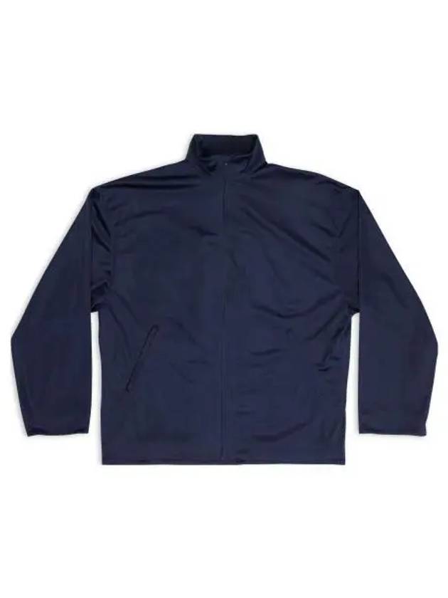Luxury Balenciaga  Side Zip Pockets Track Jacket Blue