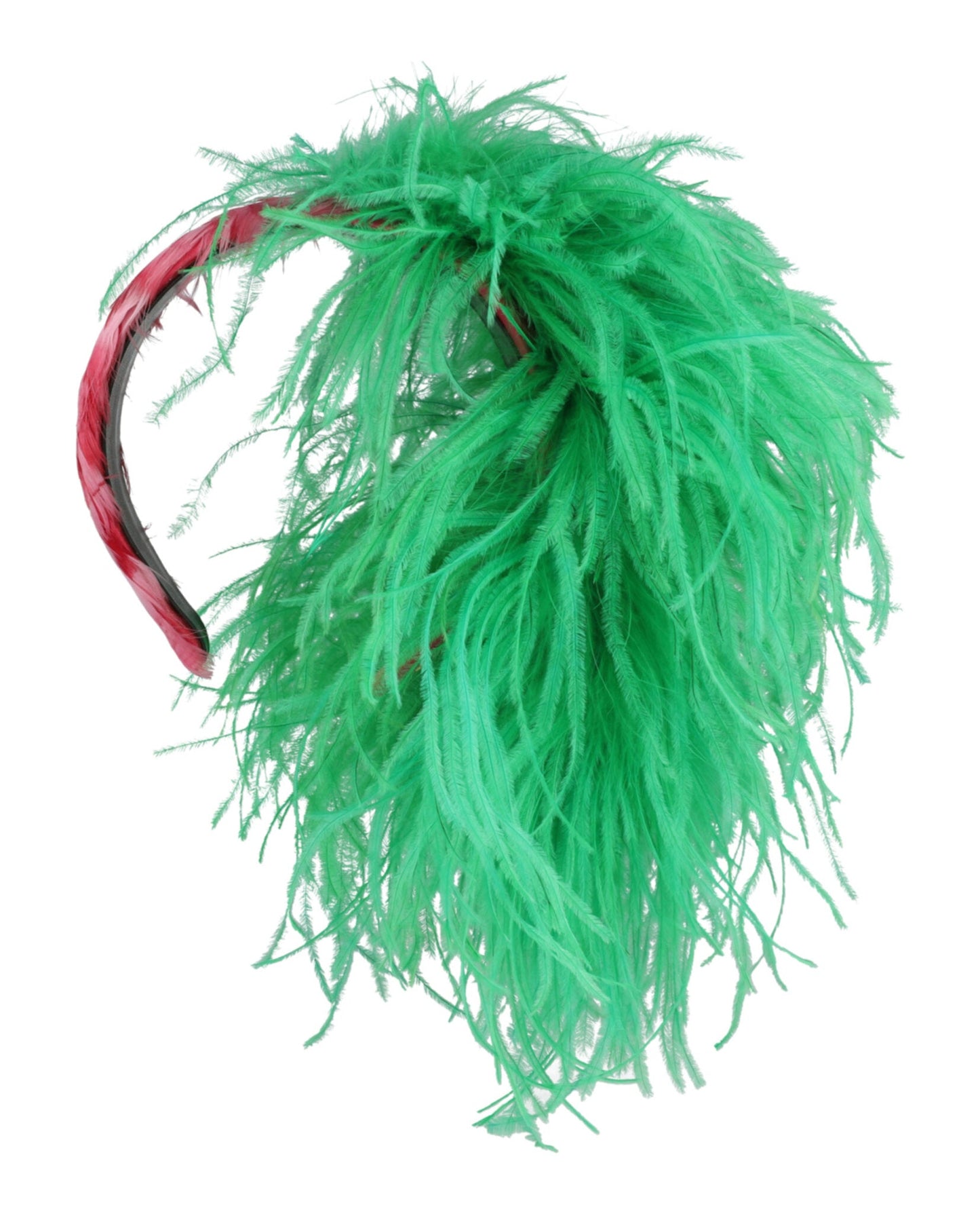 Gucci Womens Feather Headband Green
