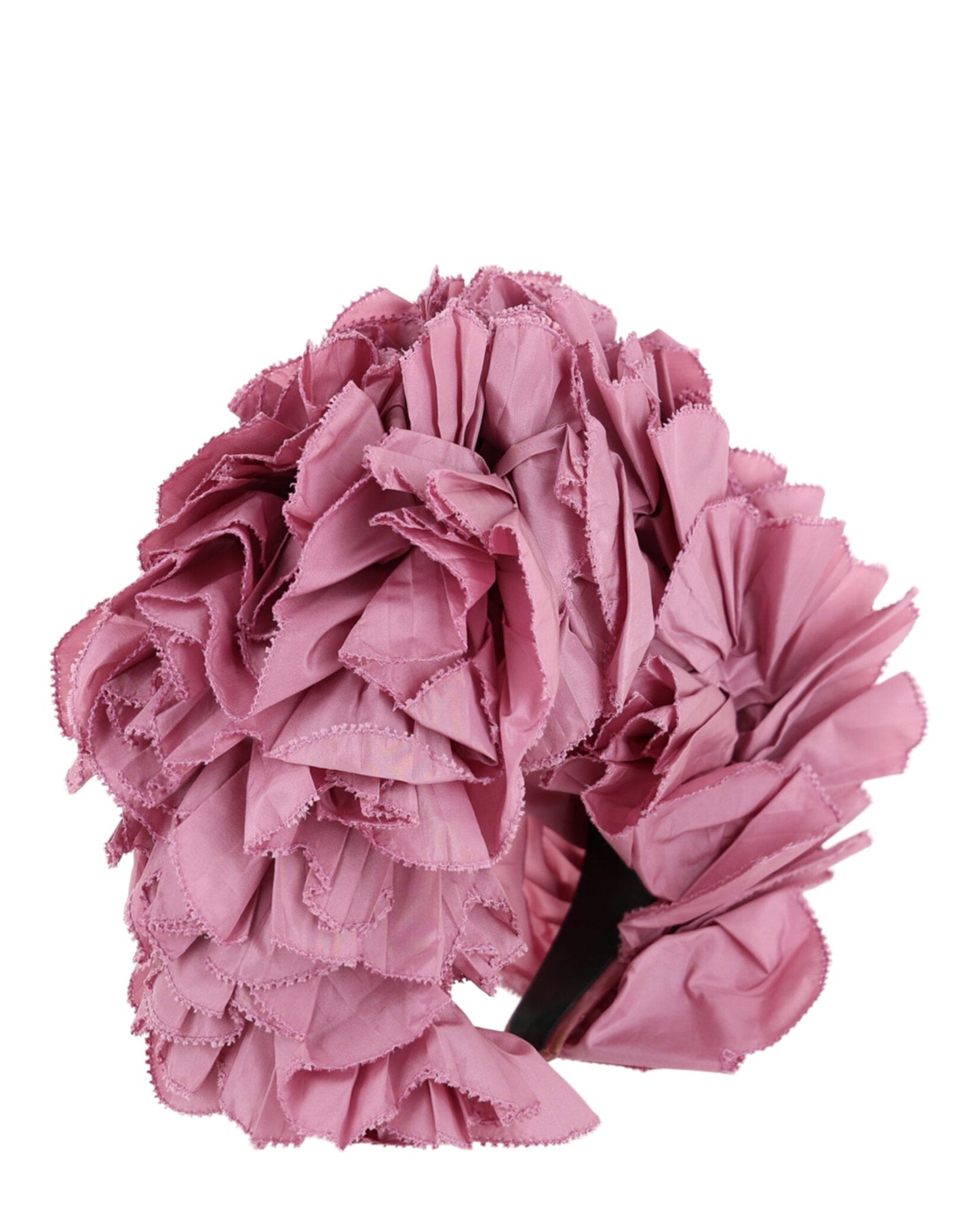 Gucci Womens Ruffle Silk Headband