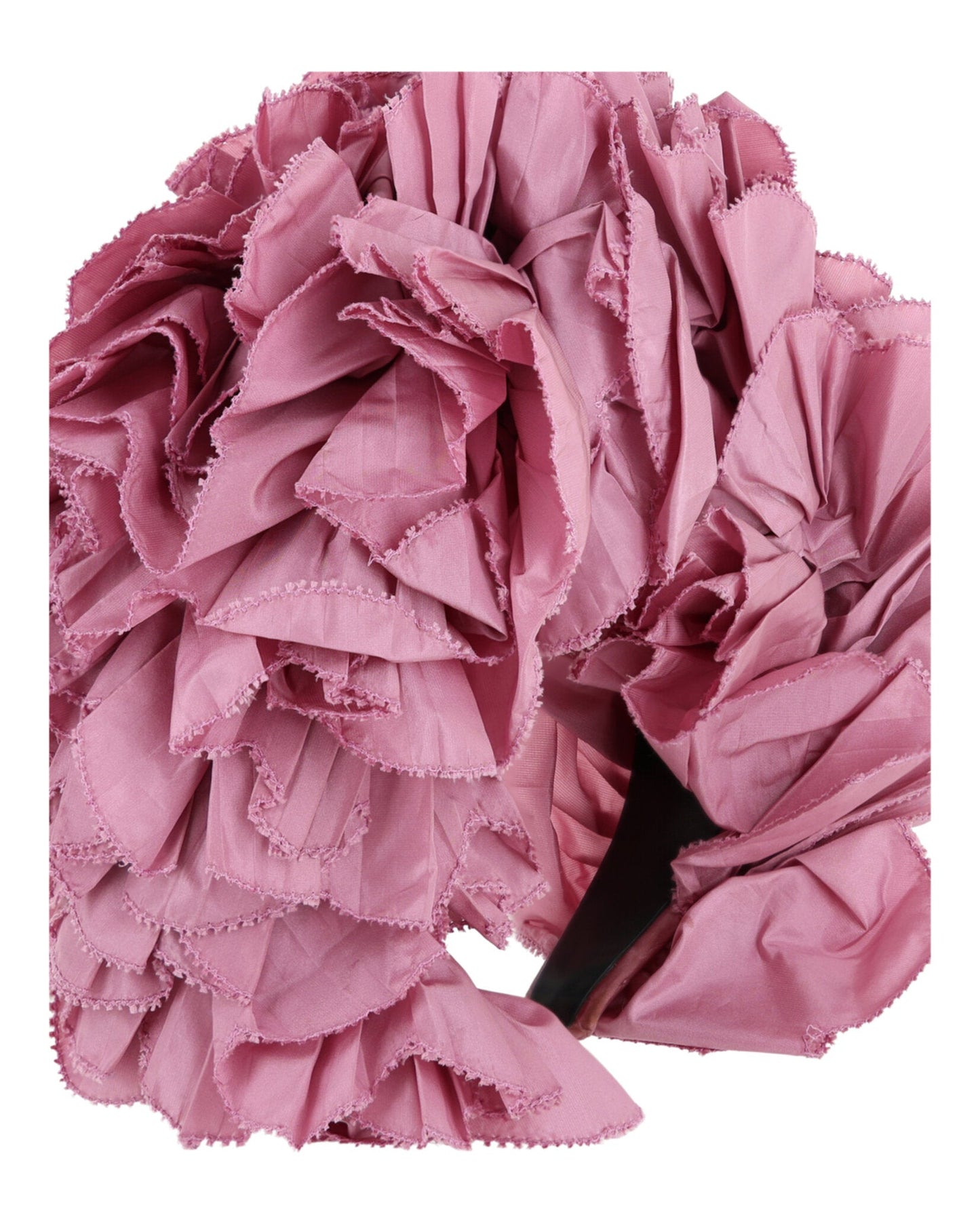 Gucci Womens Ruffle Silk Headband