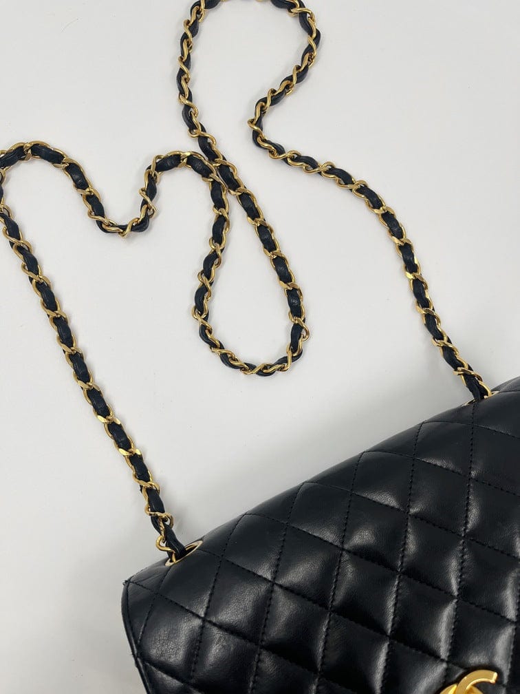 Chanel Vintage Single Flap with 24k gold plated hardware
