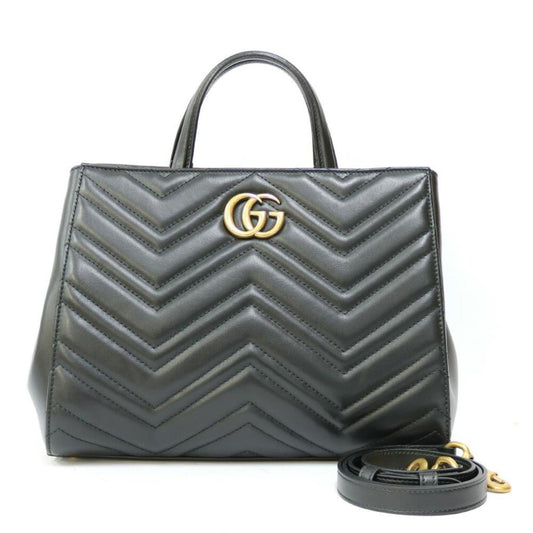Gucci Gg Marmont Leather Handbag