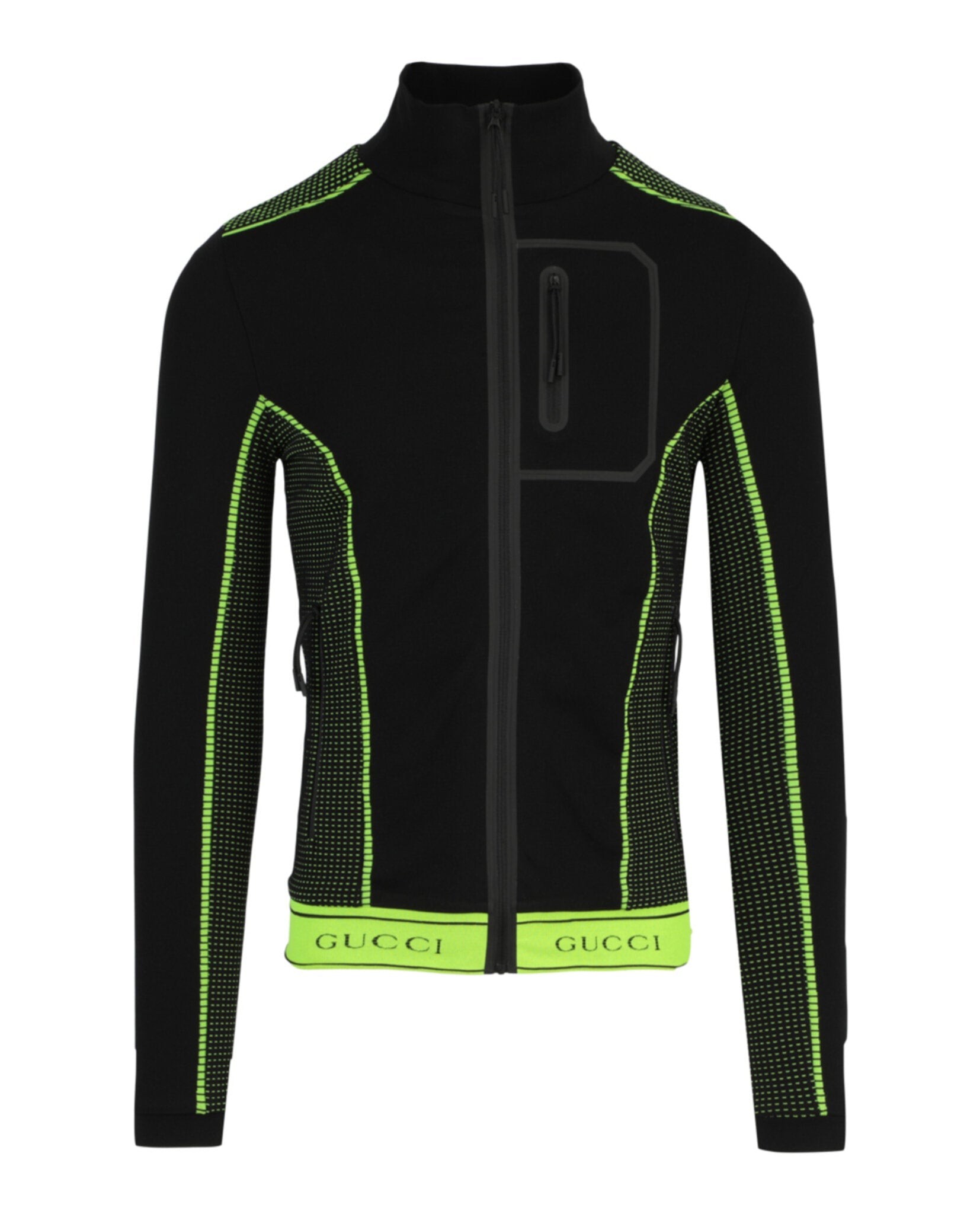 Gucci Mens Logo Track Jacket Black
