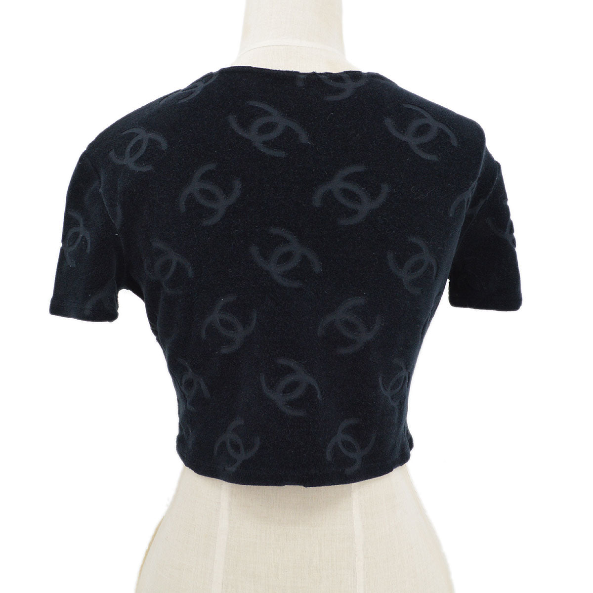Chanel 1996 Velvet Cropped Top #42