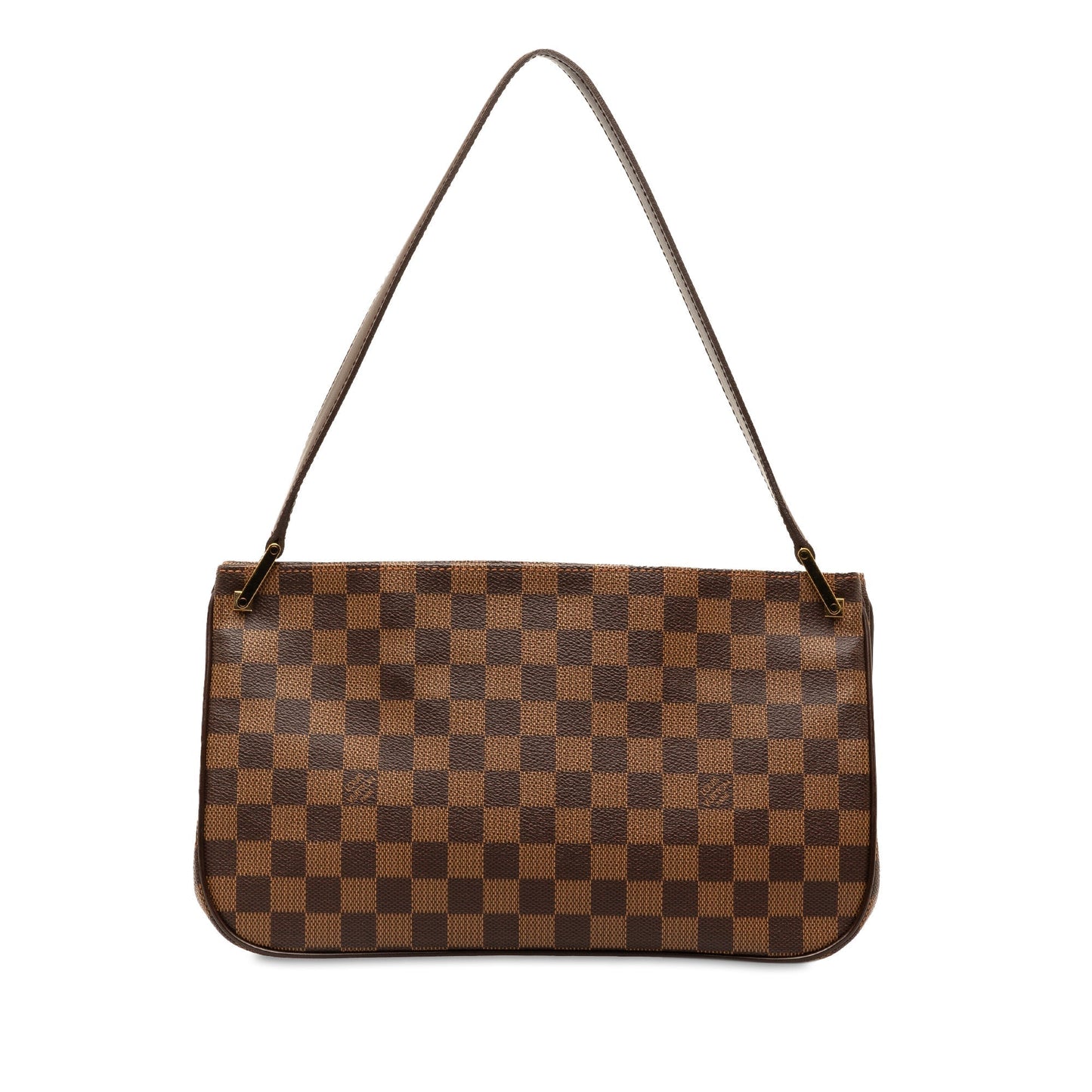 Brown Louis Vuitton Damier Ebene AuBagne Shoulder Bag