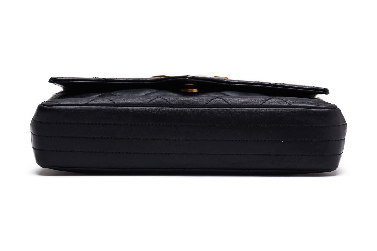Chanel Matrasse Decacoco Pushlock Chain Shoulder  Black  Shoulder Bag  Shoulder Bag Ladies Shoulder Bag Hybrid 【 Ship】【SS】 E-