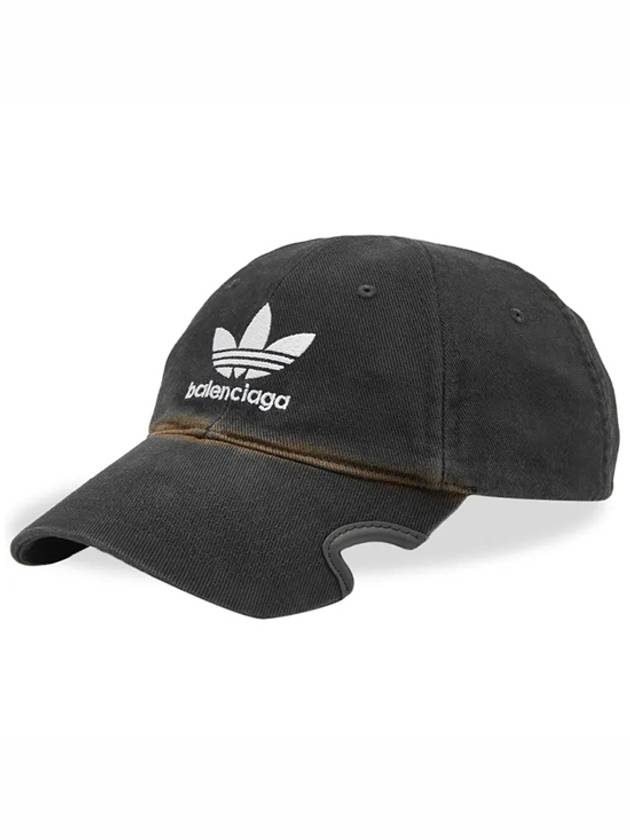 Luxury Balenciaga  Logo Print Ball Cap Black