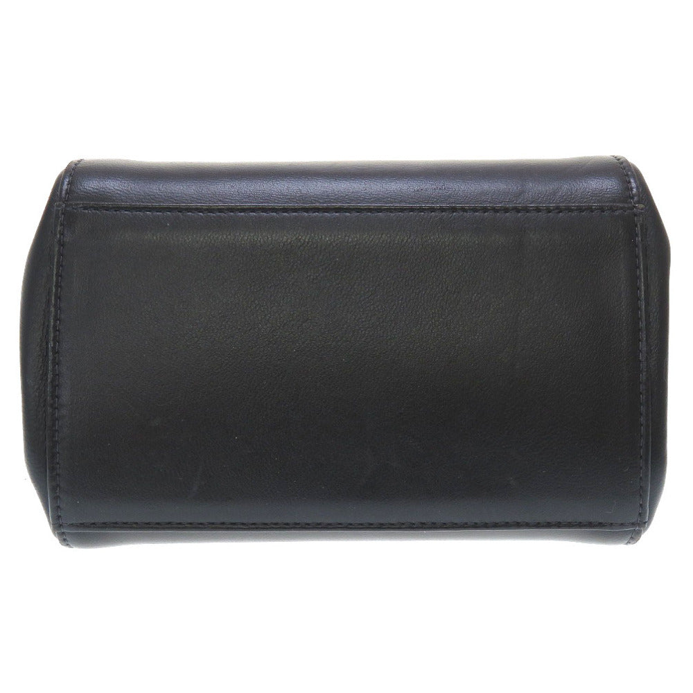 CHANEL Shoulder Bag lambskin black 2.55 chocolate bar Women Used