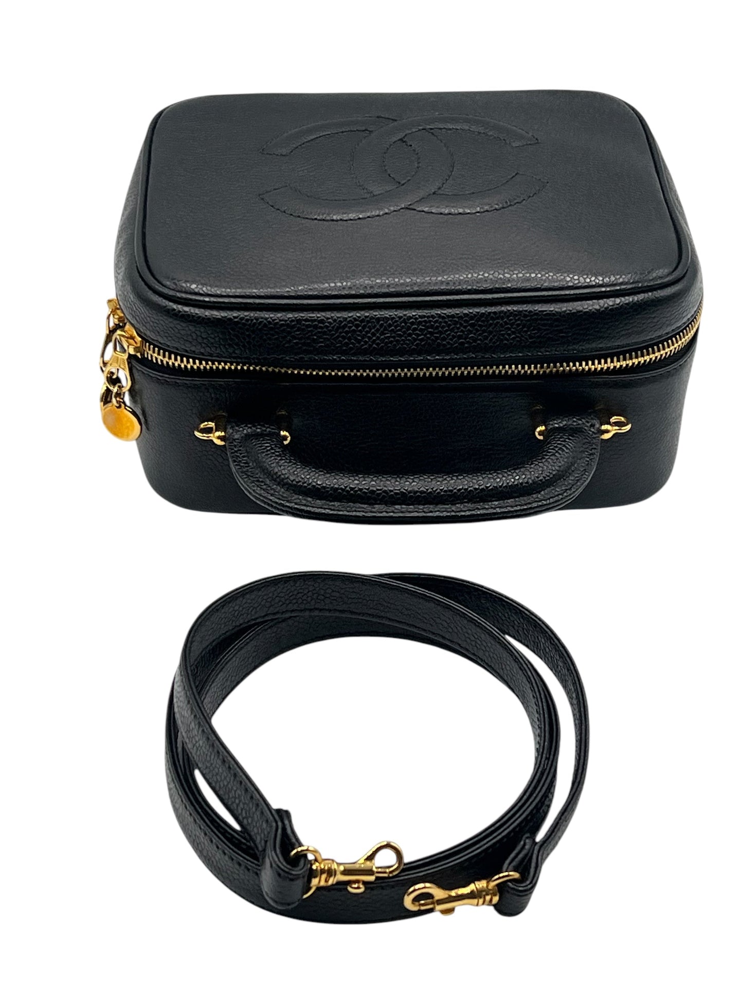 Chanel - vanity cuir vintage