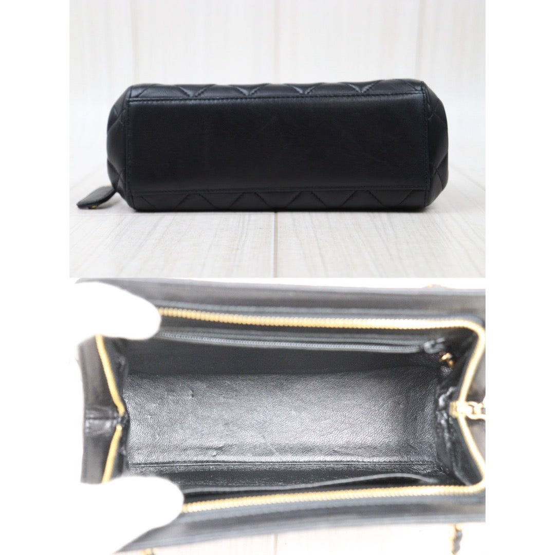Rank A ｜CHANEL Vintage Lambskin Shoulder Bag Made in 1996-1997 Year｜P24061144