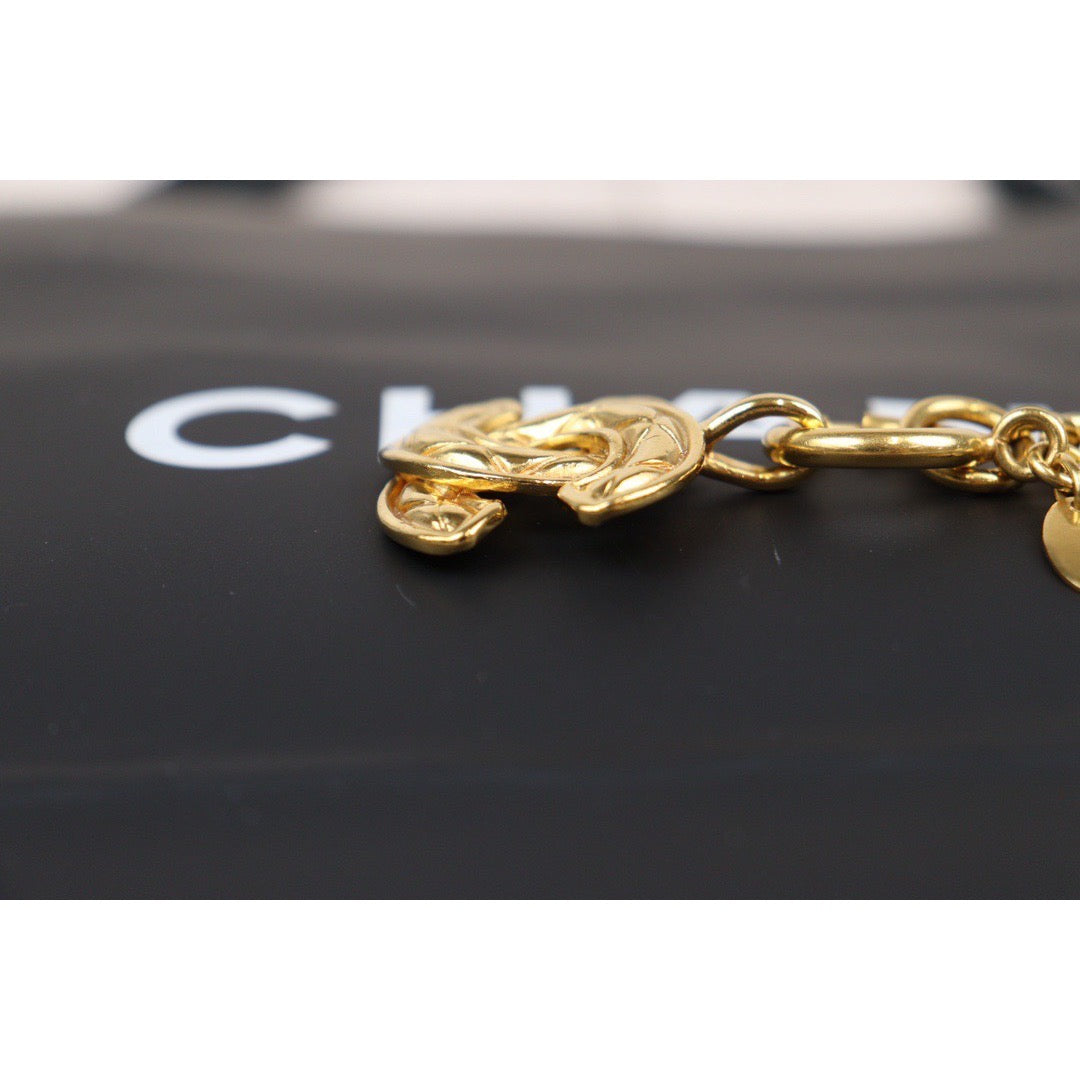 Rank SA ｜ CHANEL Coco Mark 24K Gold Plated Necklace｜24012522